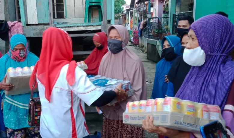 Kebahagiaan Warga Jambi Dapat Bingkisan Lebaran dari Partai Perindo
