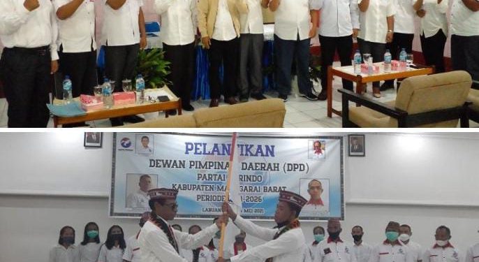 Tak Hanya Mabar, DPW Perindo NTT Juga Lantik Pengurus Baru DPD Perindo Manggarai