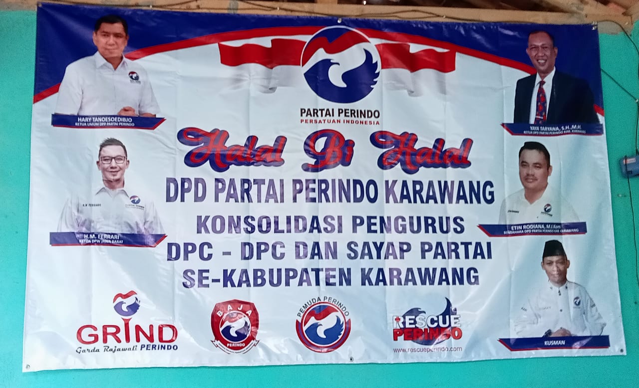 Konsolidasi Perindo Karawang Persiapkan Diri Hadapi Verifikasi Menuju Pemilu 2024