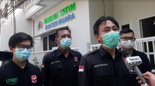Berkah Ramadhan, Baja Perindo Bagikan Santunan Tiga Yayasan Yatim Piatu