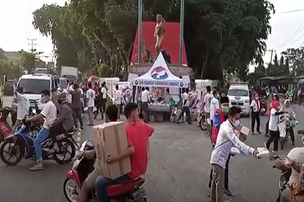 Bagikan Ribuan Takjil, Bukti Kehadiran Perindo Langkat di Tengah Masyarakat