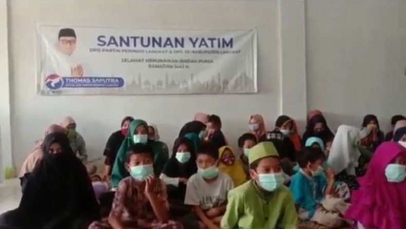 Ramadhan, Perindo Langkat Santuni Anak Yatim