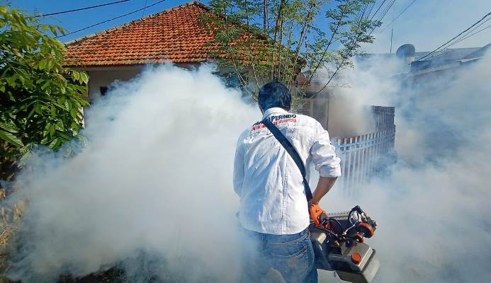 Fogging Digeber, Febuar: Bakti Partai Perindo kepada Masyarakat dalam Mencegah DBD