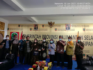 Kunker ke Dinas Arpus Kalsel, Ini Kata Legislator Perindo Kotabaru