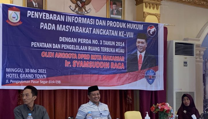 Sosialisasi Perda RTH, Legislator Perindo Makassar Ajak Masyakarat Peduli Lingkungan