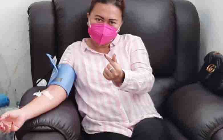 Dewan Perindo Palangka Raya Ajak Penyintas Covid-19 Aktif Donorkan Darah