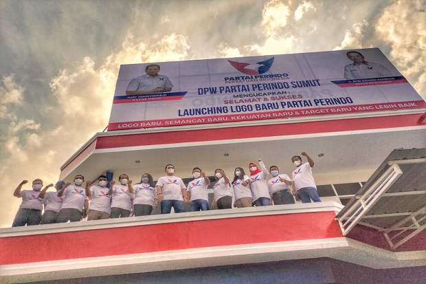Gelegar Semangat Baru Warnai Peluncuran Logo Baru Partai Perindo di Sumut
