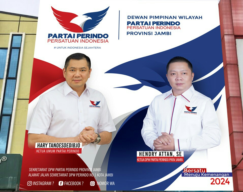 Perindo Jambi Tancap Gas Sosialisasikan Logo Baru Partai 