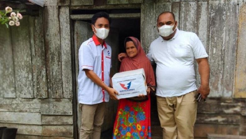 Tahun Baru Islam, Perindo Langkat Beri Bingkisan Sembako kepada Guru Mengaji