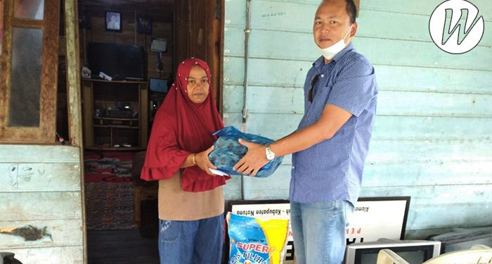 Perindo Natuna Beri Santunan kepada Keluarga Abdullah Lubis 