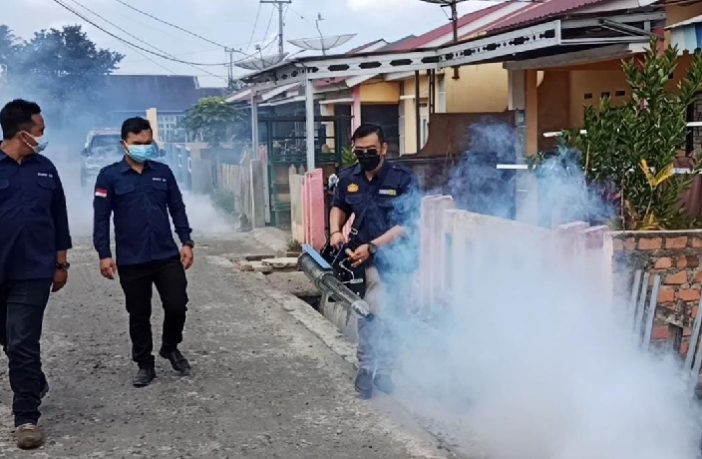 Rescue Perindo Rejang Lebong Berangus Nyamuk DBD di Masa Pandemi