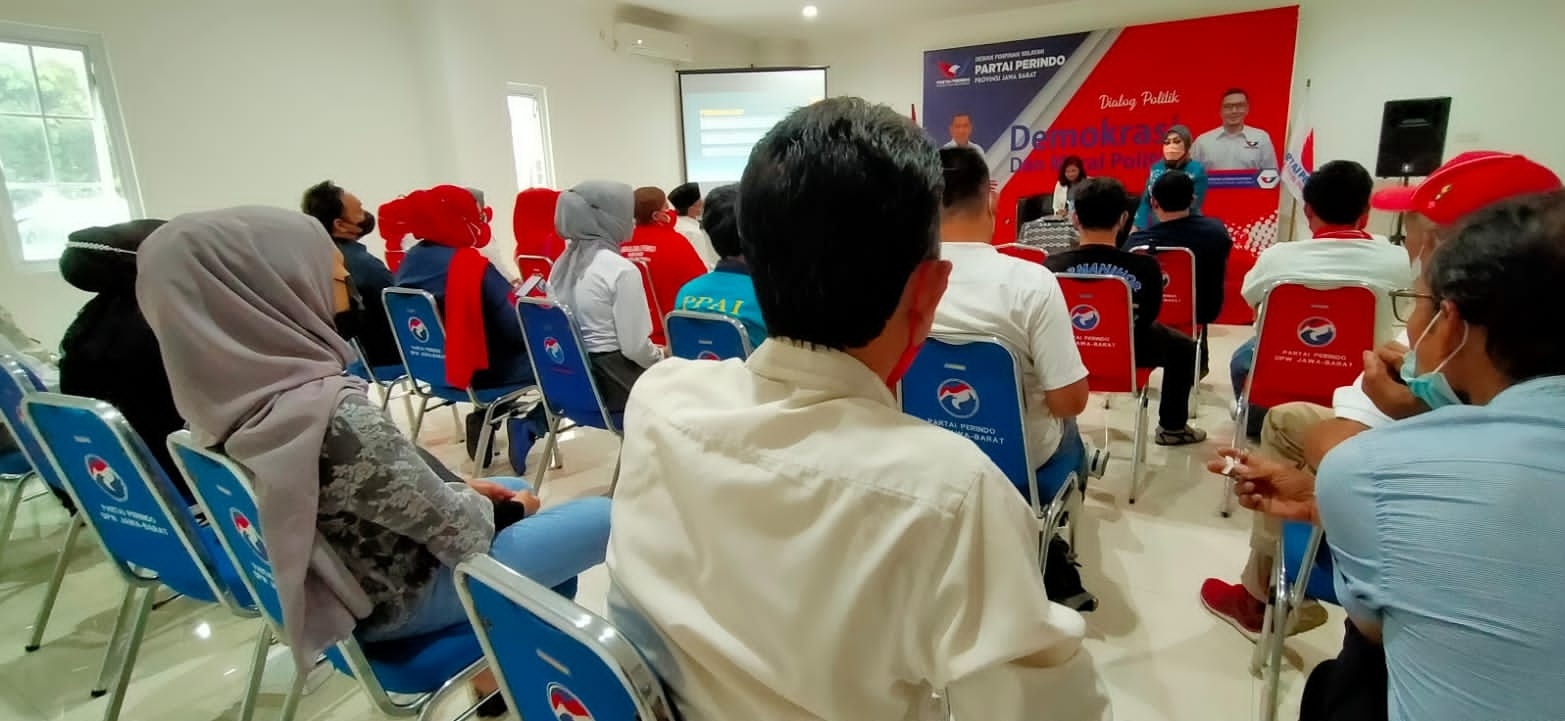 Anggota DPD RI Eni Sumarni Apresiasi Dialog  Politik yang Digelar Partai Perindo Jabar