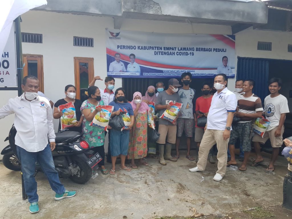 Partai Perindo Empat Lawang Tak Surut Bantu Warga Tak Mampu