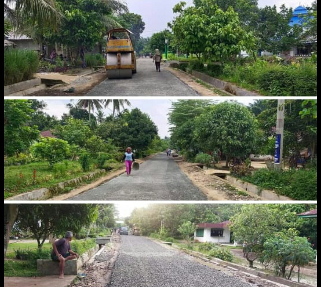Perbaikan Jalan Rusak Sepanjang 300 Meter Diinisiasi Legislator Partai Perindo Simalungun Akhirnya Terwujud