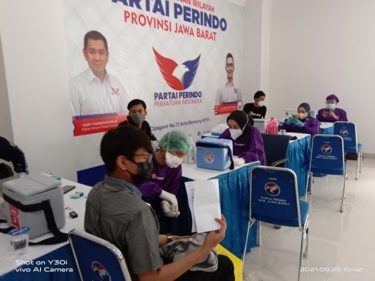 Cerita Warga Bandung Usai Mengikuti Vaksinasi Digelar Partai Perindo Jabar