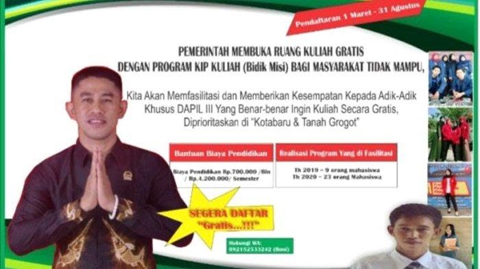 Rabbiansyah Ajak Kaum Buruh Daftarkan Anak Masuk Program Kuliah Gratis