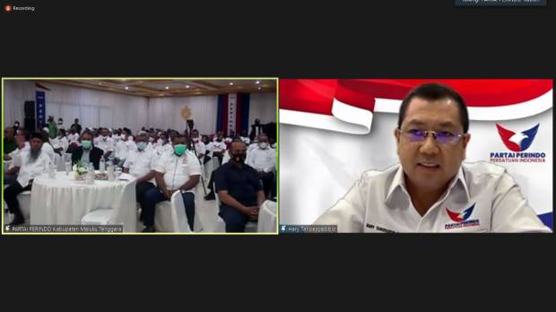 Buka Rapimwil Maluku, Hary Tanoesoedibjo: Partai Perindo Konsisten Perjuangkan Kesejahteraan Rakyat