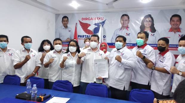 DPD Perindo Tebing Tinggi Terima SK Kepengurusan, Target 1 Fraksi di Pemilu 2024