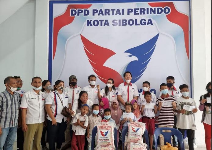 Partai Perindo Sibolga Dorong Kader Giatkan Bakti Sosial