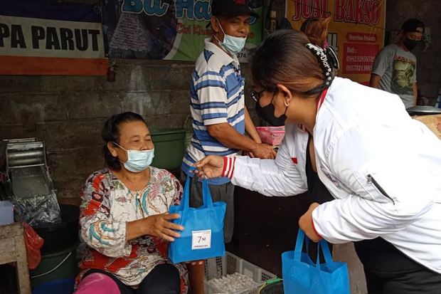 Sambut HUT Ke-7, DPW Partai Perindo DIY Gelar Baksos di Pasar Stan Sleman