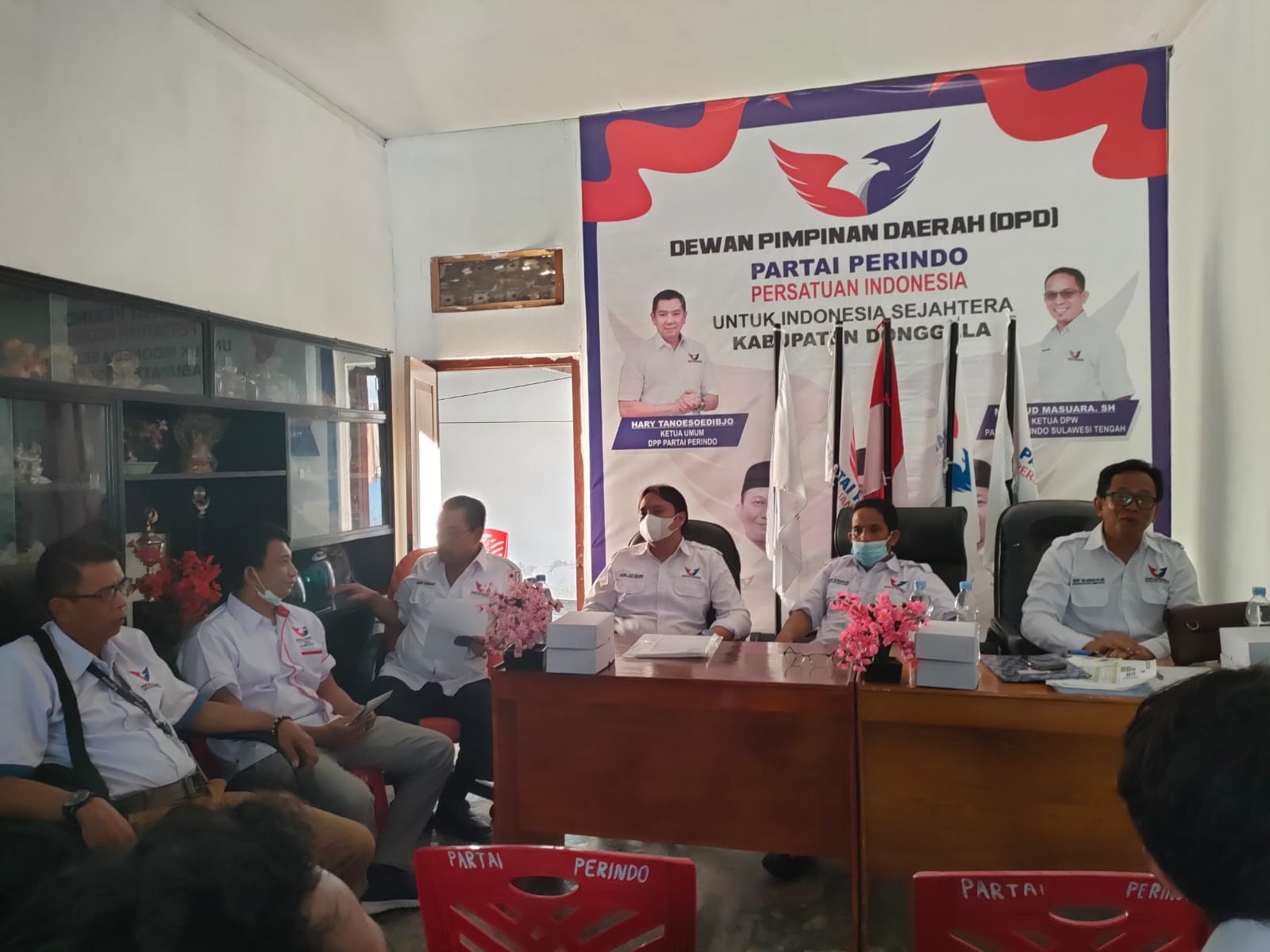 Pengurus DPD Partai Perindo Donggala Dievaluasi DPW Sulteng Jelang Pemilu 2024