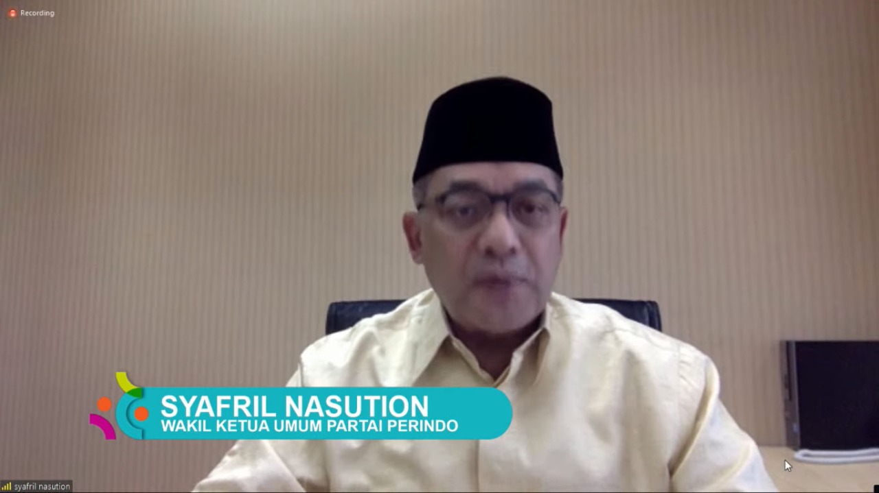 FULL... Sambutan Wakil Ketua Umum Partai Perindo, Bapak Syafril Nasution pada Webinar Hari Santri Nasional 2021