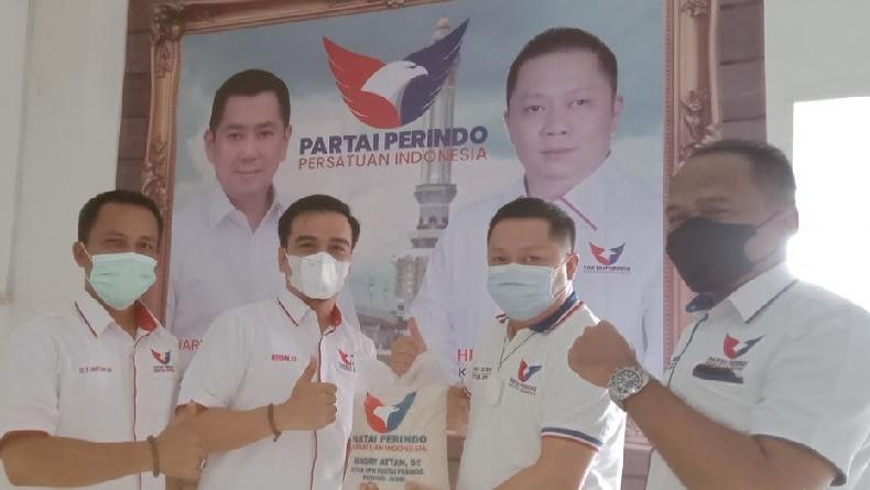 Partai Perindo Jambi Bagikan Ratusan Karung Beras ke Warga Kurang Mampu di 3 Kabupaten Kota