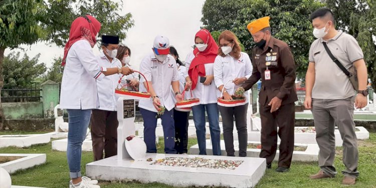 Peringati Hari Pahlawan, Partai Perindo Sumut Ziarah ke Taman Makam Pahlawan