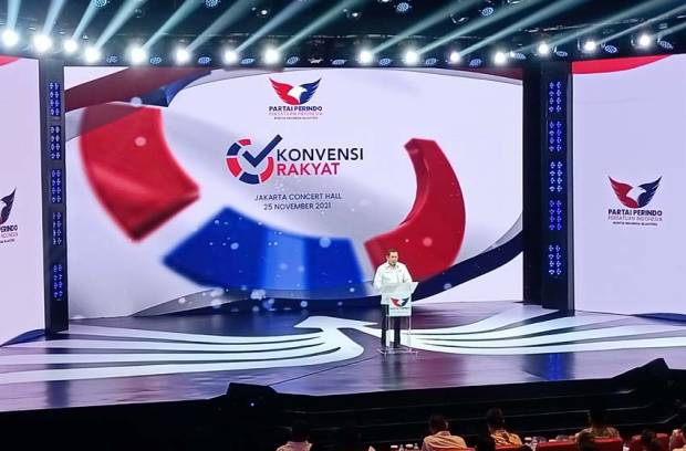 Luncurkan Konvensi Rakyat Partai Perindo, HT Lantunkan 2 Pantun