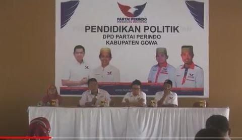 Hadapi Pemilu 2024, DPD Partai Perindo Gowa Gelar Pendidikan Politik dan Penguatan Struktur