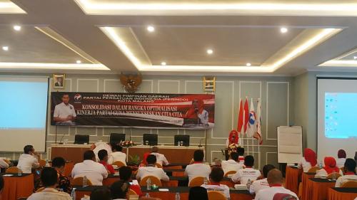 Rakerda Partai Perindo Malang, DPP Minta Daerah Konsolidasi Jelang Verifikasi Pemilu 2024