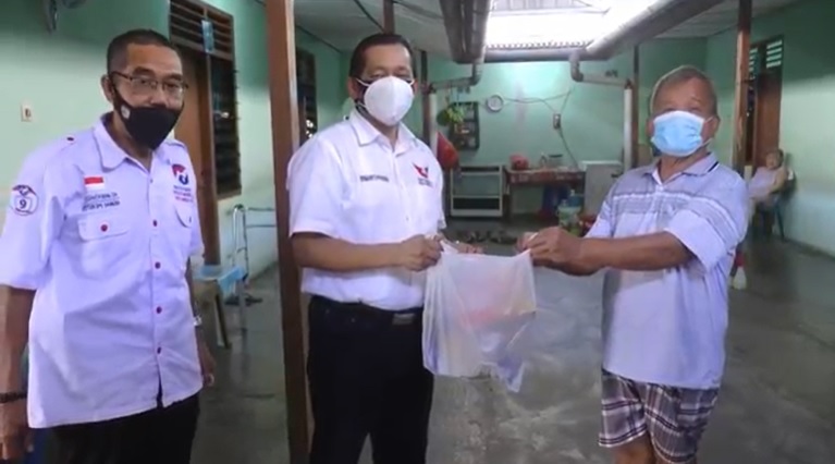 Senyum Sumringah Penghuni Panti Jompo saat Partai Perindo Babel Berkunjung