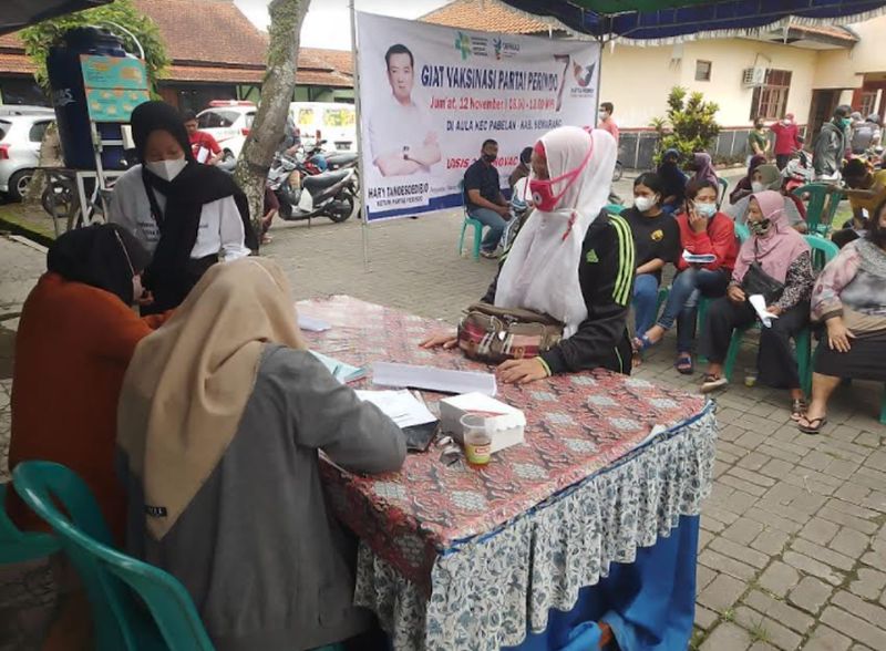 Vaksinasi Massal Covid-19, Warga Pabelan: Aksi Nyata Partai Perindo untuk Rakyat 
