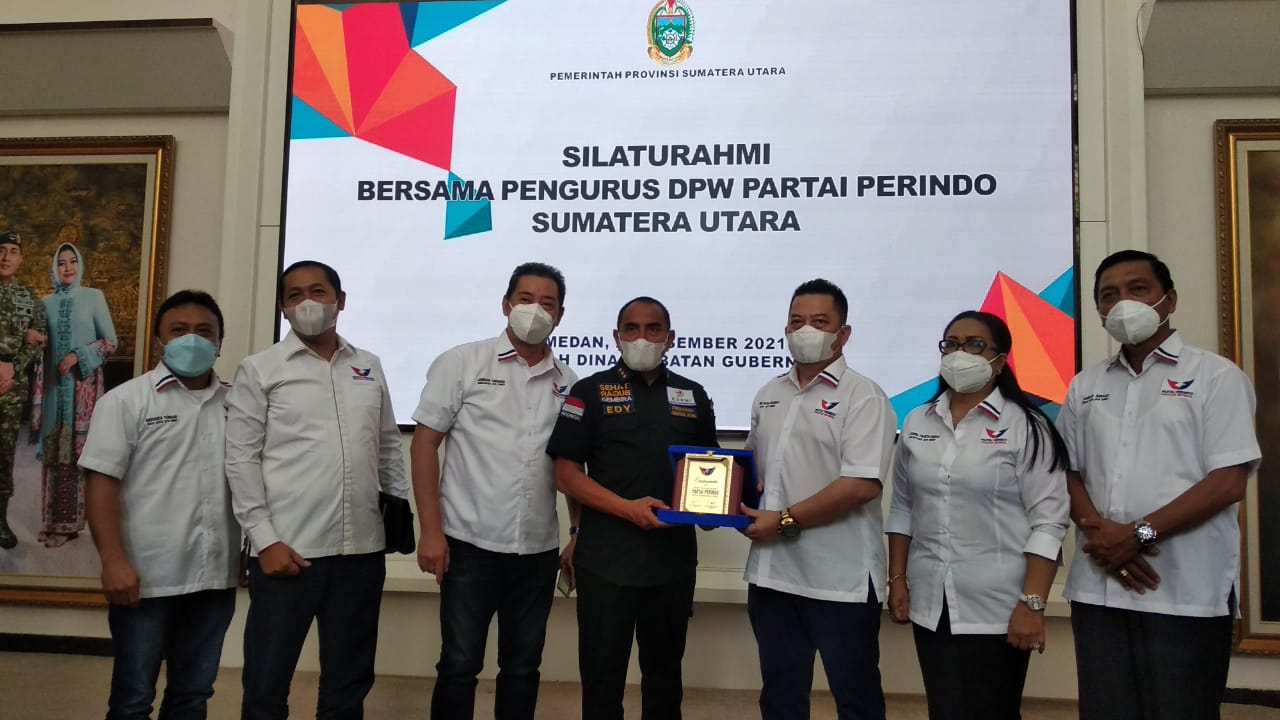 Audiensi dengan Edy Rahmayadi, Partai Perindo: Kami Siap Dilibatkan Bangun Sumut 