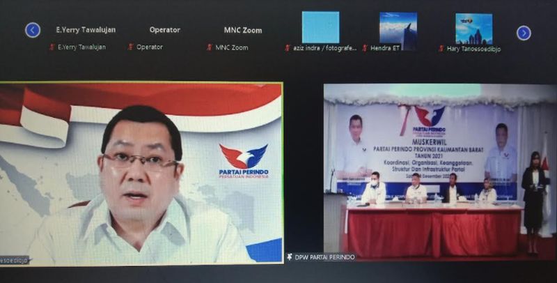 Buka Muskerwil Partai Perindo Kalbar, Hary Tanoesoedibjo Target Anggota Legislatif Naik 3 Kali Lipat di 2024