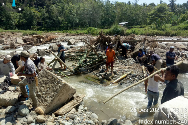 Diterjang Banjir, Dewan Partai Perindo Madina Minta Pemda Segera Perbaiki Tanggul Irigasi