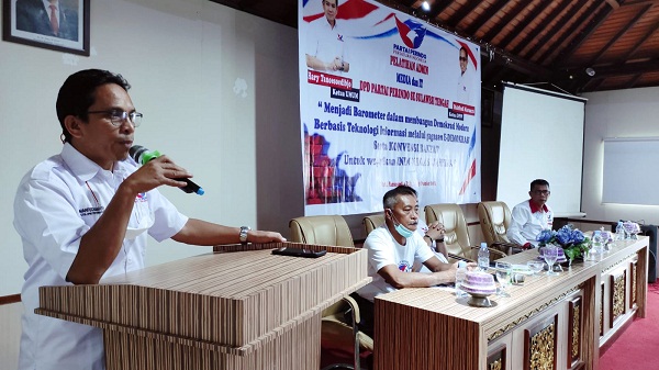Ketua DPW Partai Perindo Sulteng Minta Kader Komit dengan Ketepatan Waktu