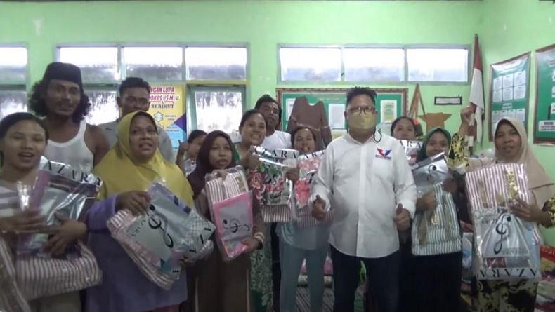 Senang Dikunjungi Partai Perindo, Ibu-Ibu Pengungsi Erupsi Semeru: Alhamdulillah Dapat Bantuan