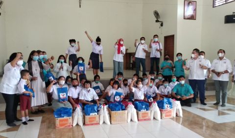 Bakti Sosial Partai Perindo ke SLB di Deliserdang Disambut Suka Cita