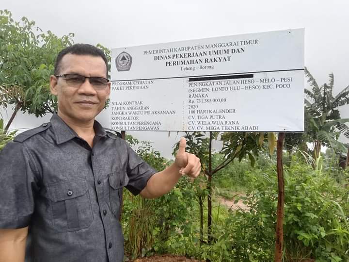 Politisi Partai Perindo: Majukan Daerah Terpencil di Matim, Pembangunan Infrastruktur Dikebut