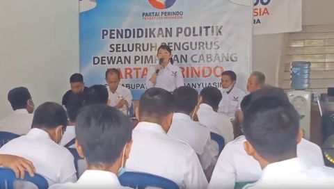 Pendidikan Politik Partai Perindo Musi Banyuasin Guna Mencetak Kader Tangguh