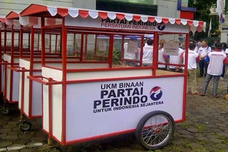 Menggebrak! Gerobak Mulai Dibagikan Februari Ini, Partai Perindo: Wujud Peduli & Turun Tangan Ekonomi Rakyat! 