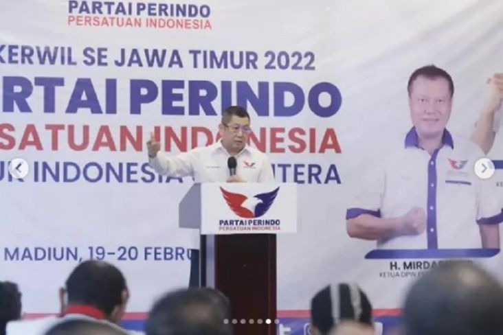 Hadapi Pemilu 2024, Hary Tanoesoedibjo Minta Pengurus Partai Perindo Cari Caleg Potensial 