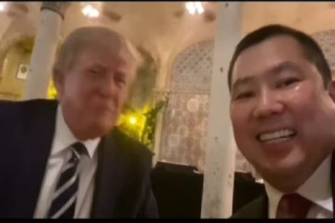 HT Posting Vlog Bersama Donald Trump, Warganet: Maju Indonesiaku 