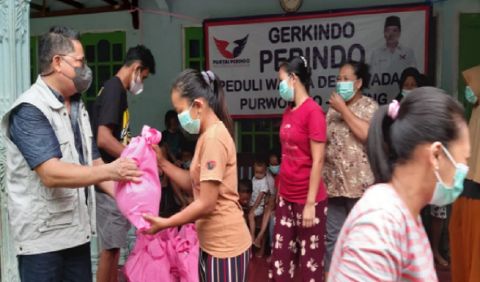 Peduli dan Turun Tangan, Gerkindo Salurkan Bantuan ke Warga Desa Wadas