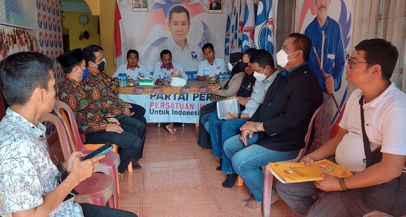 Bahas Tahapan Pemilu 2024, Partai Perindo Inhu Terima Kunjungan KPU & Bawaslu