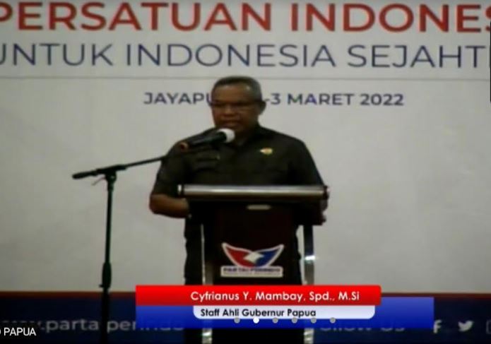 Staf Ahli Gubernur Papua Puji Legislator Partai Perindo Asal Kabupaten Yapen