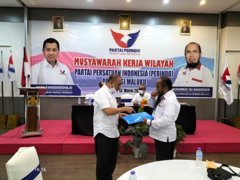 Ketua DPW Partai Perindo Maluku Target Naikkan Kursi 2 Kali Lipat pada Pemilu 2024