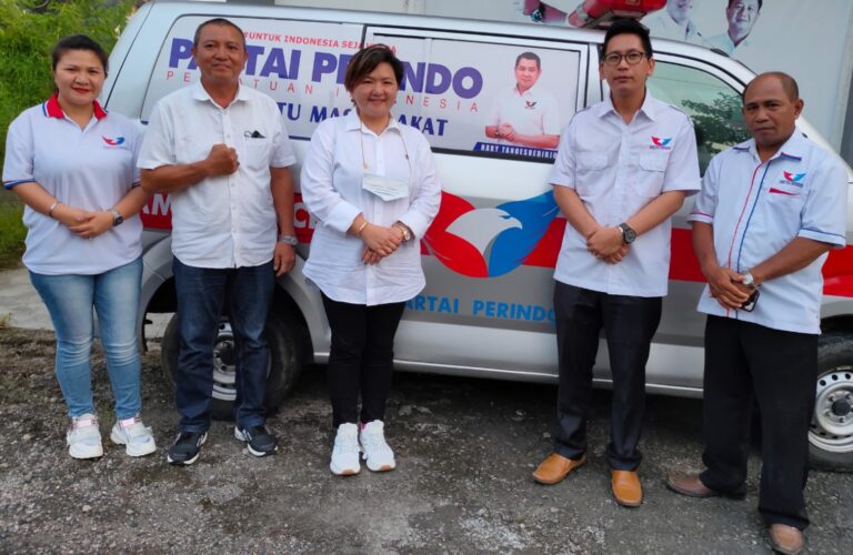 DPW Sulut Serahkan Ambulans Partai Perindo ke DPD Minsel untuk Bantu Mobilitas Masyarakat