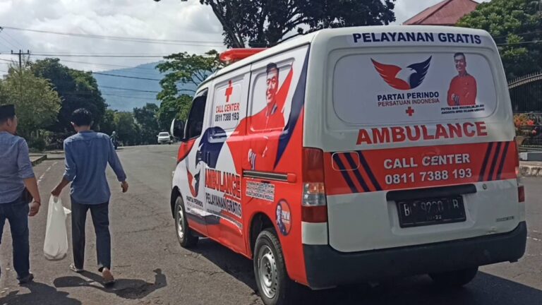 Butuh Layanan Ambulans Partai Perindo Rejang Lebong, Ini Nomor Telfonnya
